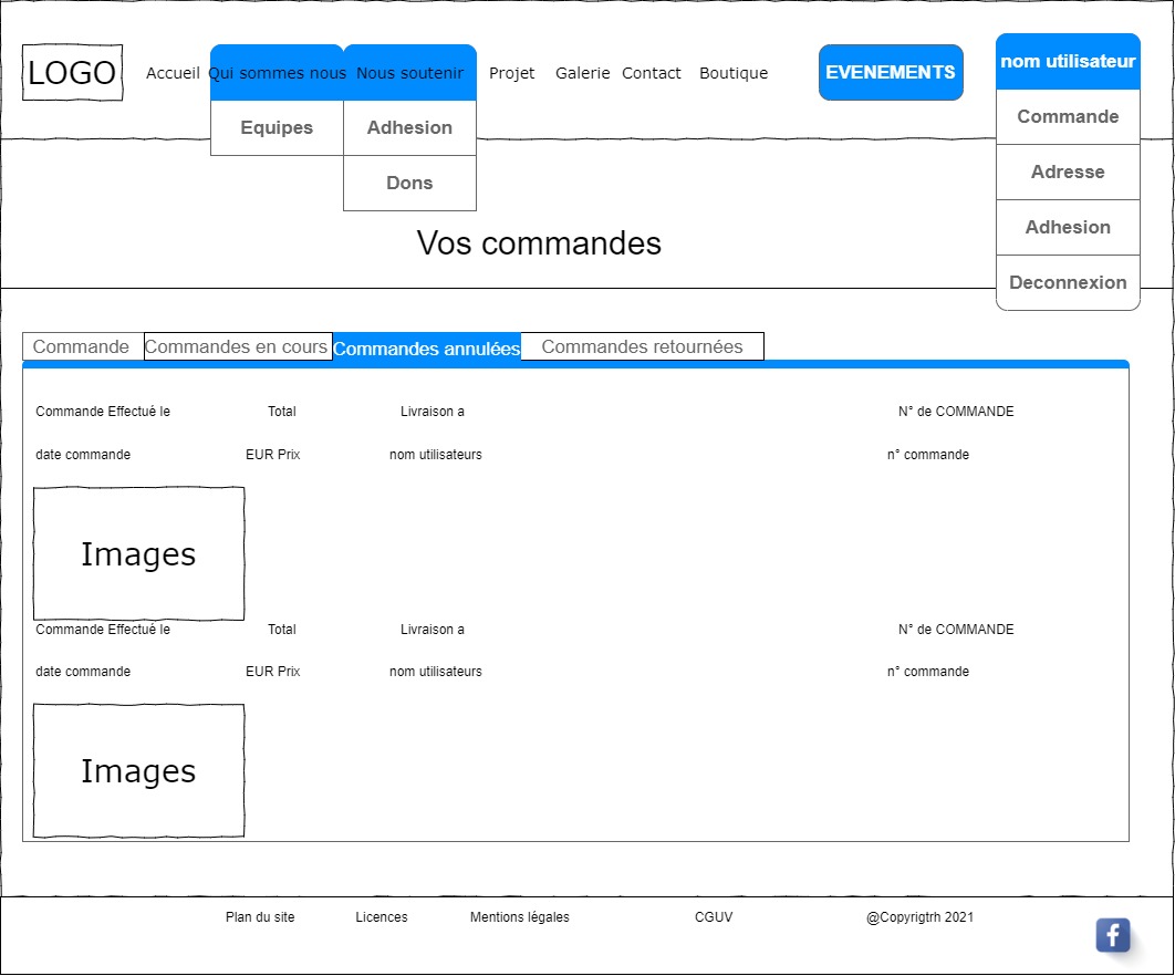 maquette site too cooleur-Page Dashboard utilisateurs_commandes_annulées